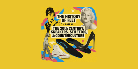 From Louis XIV’s red heels to Venice’s towering chopines, history shows shoes were status symbols—not comfort. Groov insoles continue the tradition of footwear as fashion while adding modern arch support and comfort.