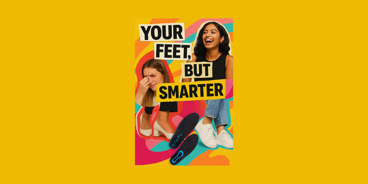 Groov Everyday insoles provide arch support and cushioning for unpredictable daily movements, from gym workouts to grocery store trips, preventing foot pain and injuries.