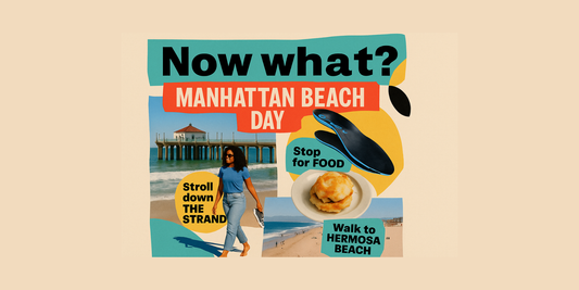 Day trip in SoCal with Groov insoles: stroll Manhattan Beach Pier, The Strand, downtown eats, and Hermosa Beach sunset all in comfort