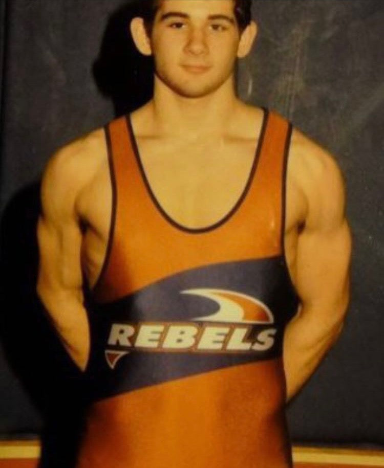 Dan during his wrestling career. 