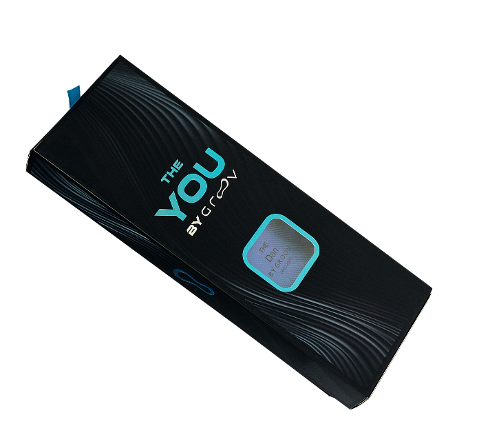 The Groov You custom insole packaging.