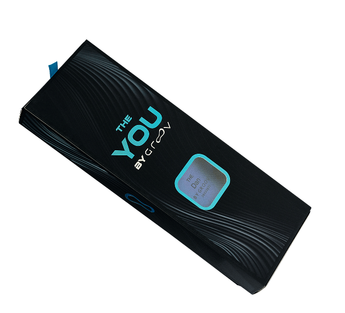The Groov You custom insole packaging.